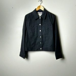 Jones Wear Sport Dark Gray Snap-down Jacket